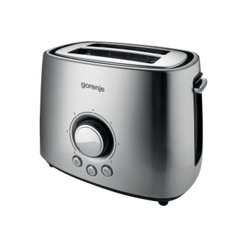 GORENJE T1000E - Topinkovač s dvěma otvory a rozpékačem 1000W/230V nerez