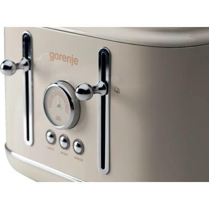 GORENJE T2300CLIN - Topinkovač se čtyřmi otvory 1150W/230V béžová
