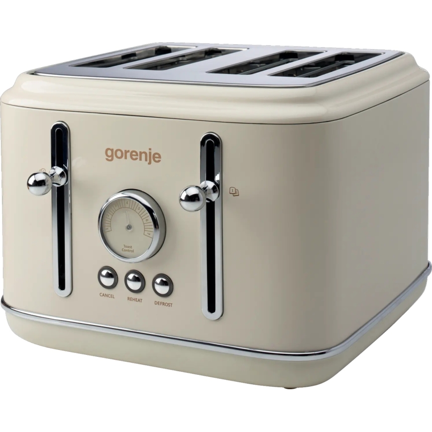GORENJE T2300CLIN - Topinkovač se čtyřmi otvory 1150W/230V béžová