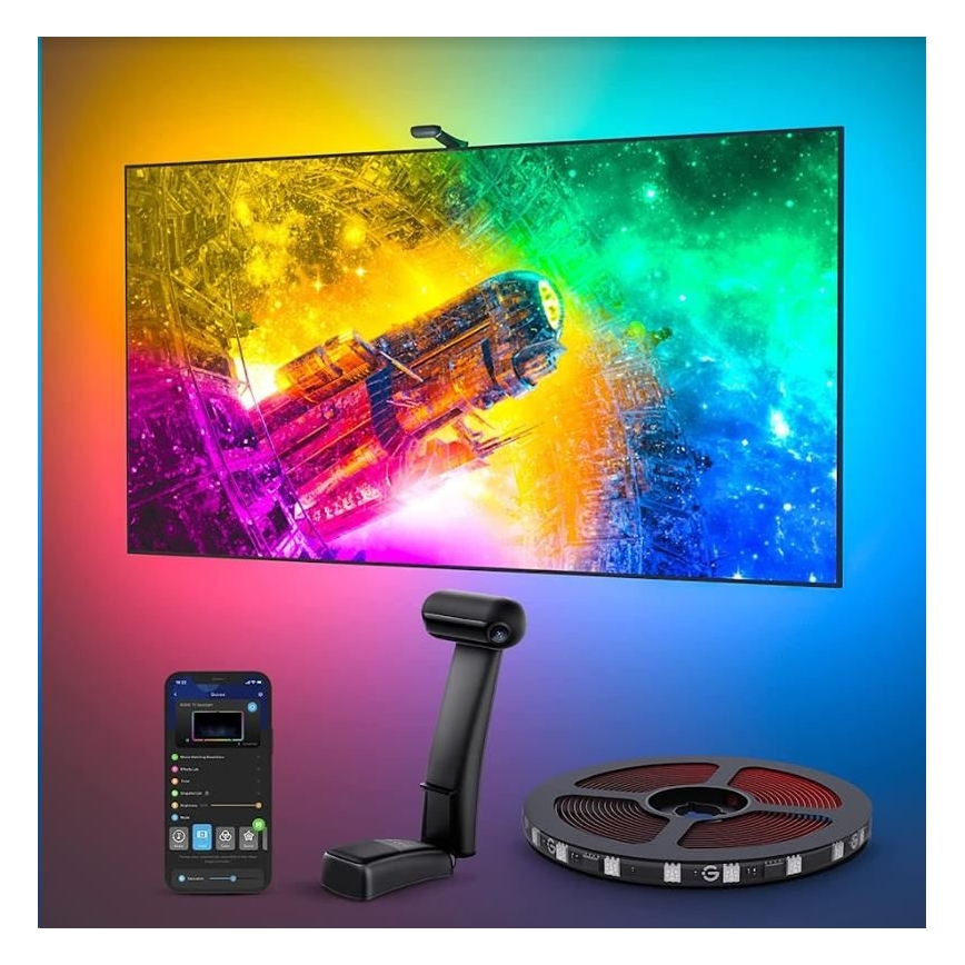 Govee - DreamView T2 DUAL TV 55-65" SMART LED podsvícení RGBIC Wi-Fi + dálkové ovládání