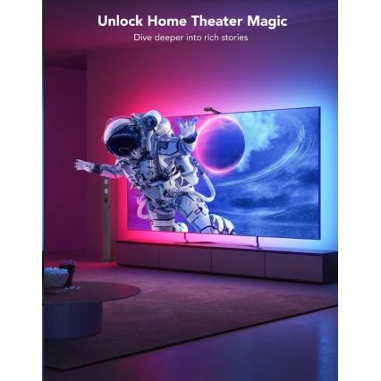 Govee - DreamView T2 DUAL TV 55-65" SMART LED podsvícení RGBIC Wi-Fi + dálkové ovládání