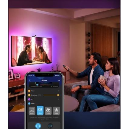 Govee - DreamView TV 55-65 SMART LED podsvícení RGBIC Wi-Fi