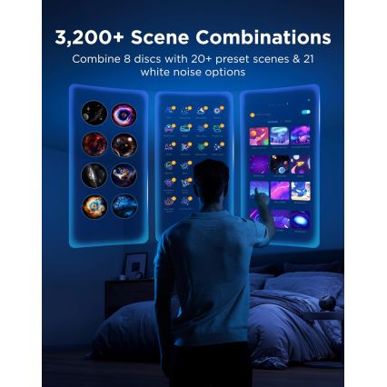 Govee - Galaxy Light Projector 2 Pro Matter s reproduktorem Wi-Fi