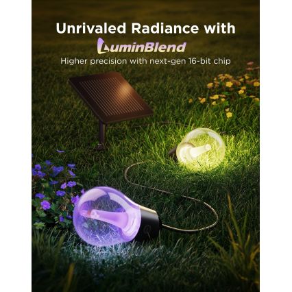Govee - LED RGBICW Solární řetěz 8xLED/6W/5V Wi-Fi Matter IP67