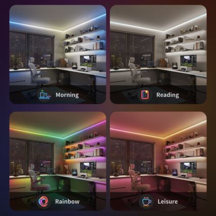 Govee - LED RGBICW Stmívatelný pásek COB 3780 diod 3m Wi-Fi Matter