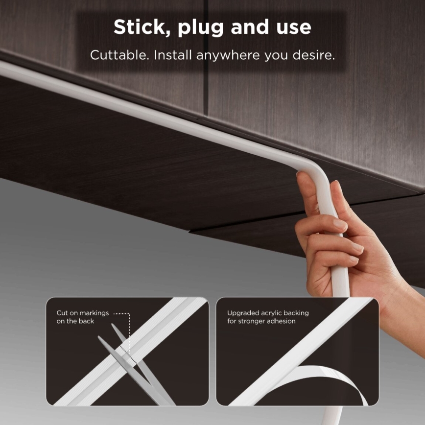 Govee - LED RGBICW Stmívatelný pásek COB 3780 diod 3m Wi-Fi Matter
