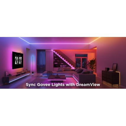 Govee - LED RGBICW Stmívatelný pásek COB 3780 diod 3m Wi-Fi Matter