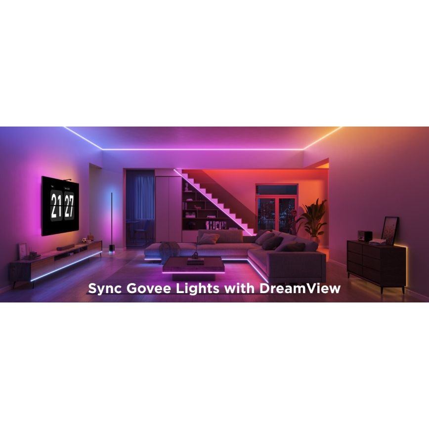 Govee - LED RGBICW Stmívatelný pásek COB 3780 diod 3m Wi-Fi Matter