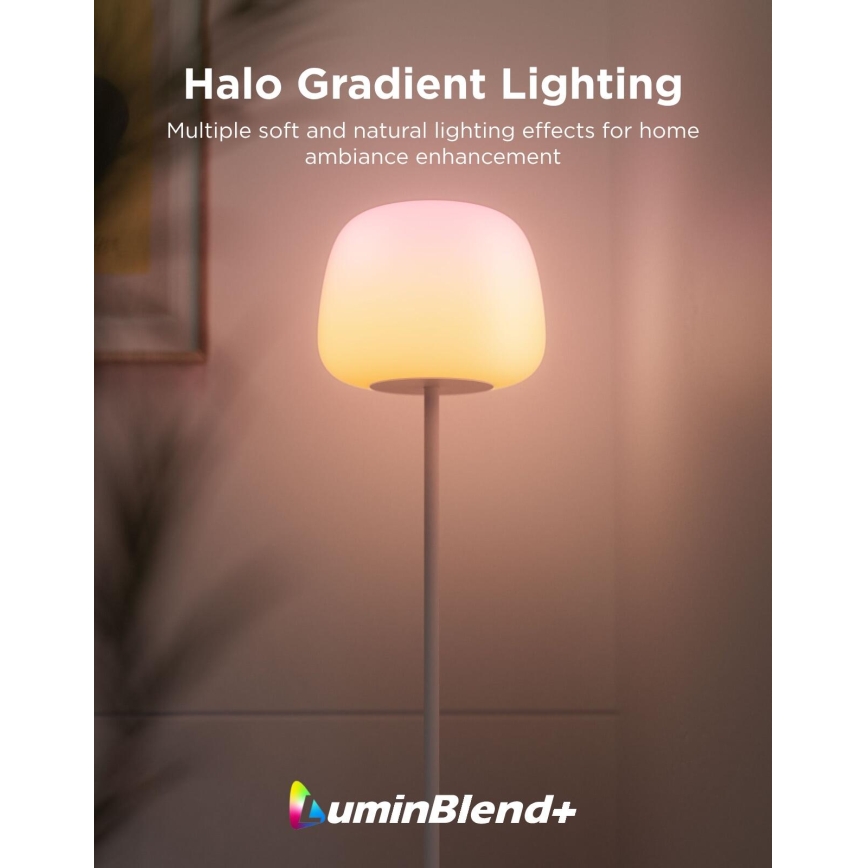 Govee - LED RGBICWW Stmívatelná stojací lampa LANTERN MATTER LED/24W/230V Wi-Fi 160 cm