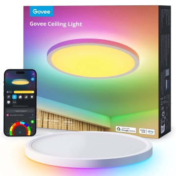 Govee - LED RGBICWW Stmívatelné stropní svítidlo LED/29W/230V pr. 30 cm Matter Wi-Fi