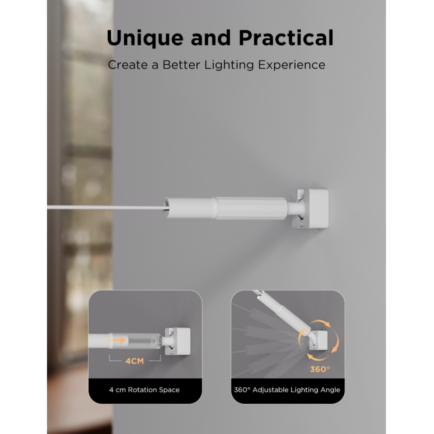 Govee - LED RGBICWW Závěsný pásek LED/36W/24V 4m Skyline Matter Wi-Fi