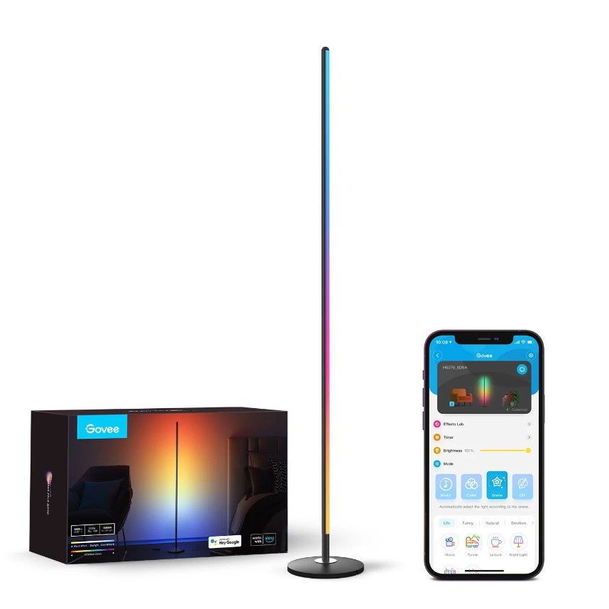 Govee - LED RGBW Stmívatelná stojací lampa LITE MATTER LED/24W/230V Wi-Fi