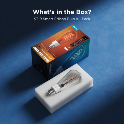 Govee - LED RGBWW Stmívatelná žárovka Smart MATTER ST64 E27/5W/230V 2700-6500K Wi-Fi