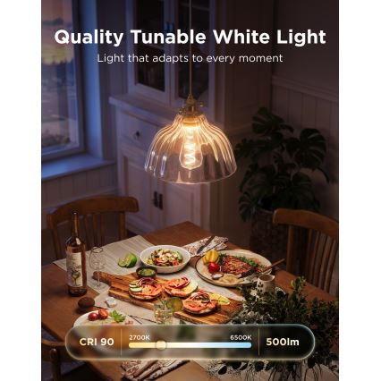 Govee - LED RGBWW Stmívatelná žárovka Smart MATTER ST64 E27/5W/230V 2700-6500K Wi-Fi