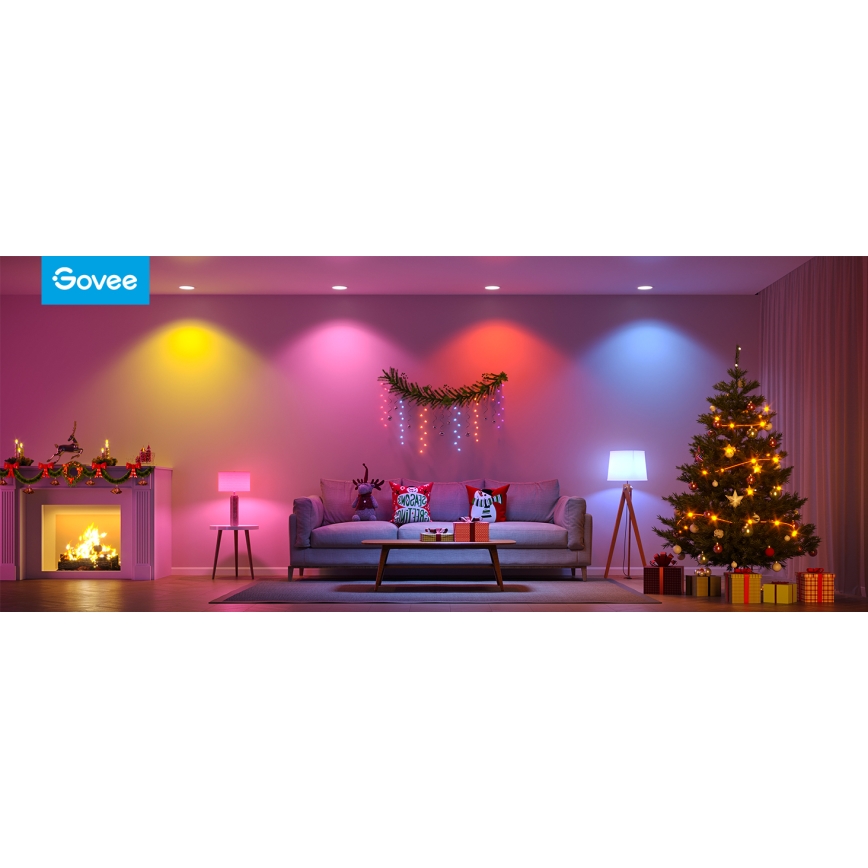 Govee - LED RGBWW Stmívatelná žárovka Smart E27/9W/230V 2700-6500K Wi-Fi