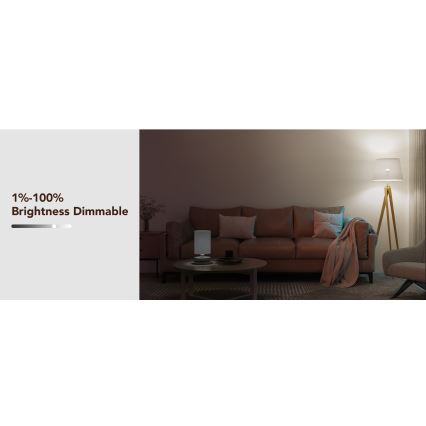 Govee - LED RGBWW Stmívatelná žárovka Smart E27/9W/230V 2700-6500K Wi-Fi