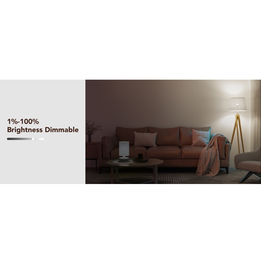 Govee - LED RGBWW Stmívatelná žárovka Smart E27/9W/230V 2700-6500K Wi-Fi
