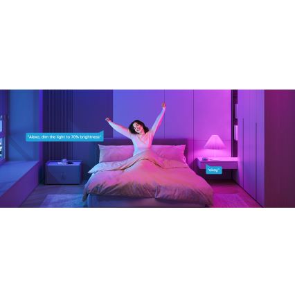 Govee - LED RGBWW Stmívatelná žárovka Smart E27/9W/230V 2700-6500K Wi-Fi