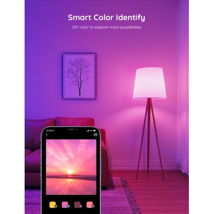 Govee - LED RGBWW Stmívatelná žárovka Smart E27/9W/230V 2700-6500K Wi-Fi