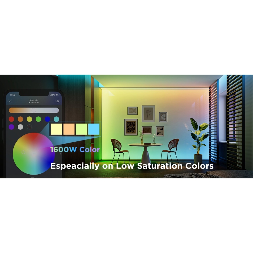 Govee - LED RGBWWIC Stm. prodlužovací pásek Strip Light 2 Pro 1m Wi-Fi Matter