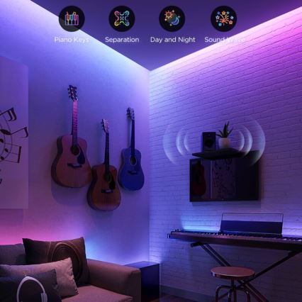 Govee - LED RGBWWIC Stmívatelný pásek Strip Light 2 Pro 5m Wi-Fi Matter