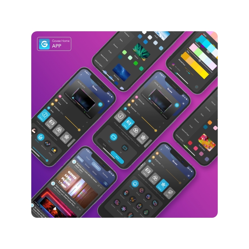 Govee - M1 PRO PREMIUM Smart RGBICW+ LED prodlužovací pásek 1m Wi-Fi Matter