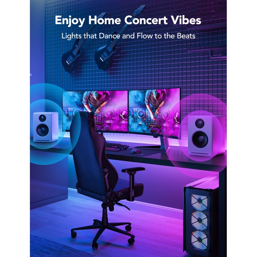 Govee - M1 PRO PREMIUM Smart RGBICW+ LED prodlužovací pásek 1m Wi-Fi Matter