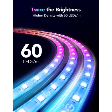 Govee - M1 PRO PREMIUM Smart RGBICW+ LED prodlužovací pásek 1m Wi-Fi Matter