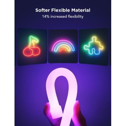 Govee - Neon 2 MATTER ohebný LED pásek 5m RGBIC Wi-Fi IP67