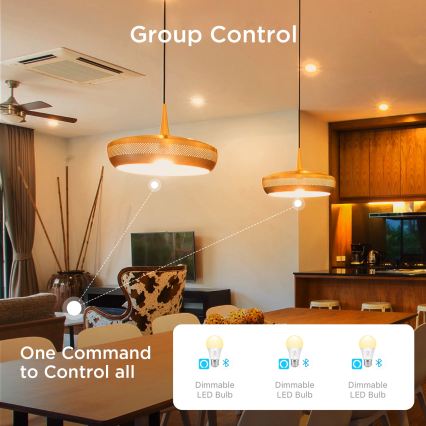 Govee - SADA 2x LED Stmívatelná žárovka Smart MATTER A60 E27/9W/230V 2700-6500K Wi-Fi