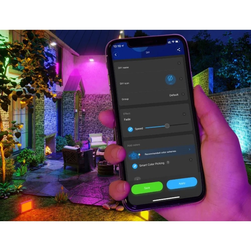 Govee - SADA 4x Flood Lights venkovní SMART LED světla Wi-Fi IP66