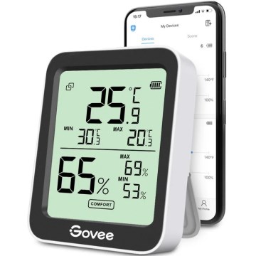 Govee - Teploměr a vlhkoměr s displejem 2xAAA