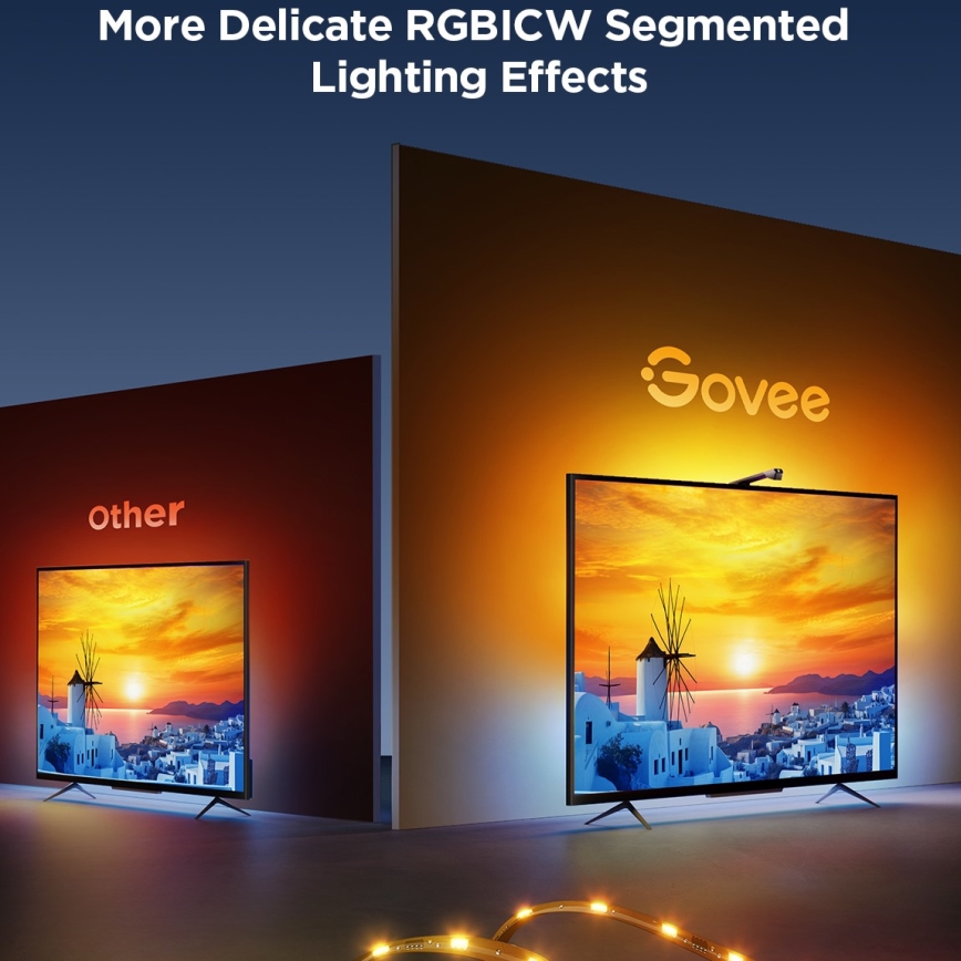 Govee - TV Backlight 3 Lite TV 40-50" SMART LED podsvícení RGBICW Wi-Fi IP67 +DO
