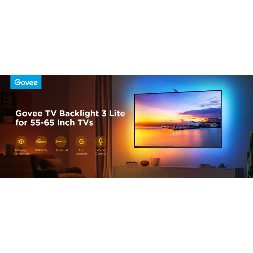 Govee - TV Backlight 3 Lite TV 40-50" SMART LED podsvícení RGBICW Wi-Fi IP67 +DO