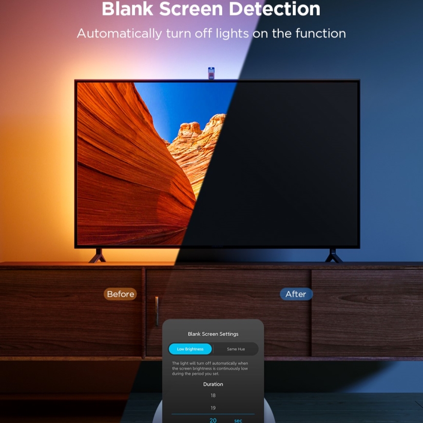 Govee - TV Backlight 3 Lite TV 40-50" SMART LED podsvícení RGBICW Wi-Fi IP67 +DO