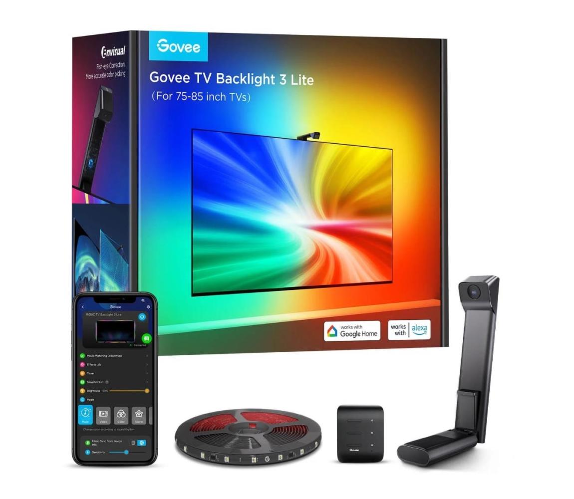 Govee Govee - TV Backlight 3 Lite TV 75-85" SMART LED podsvícení RGBICW Wi-Fi IP67 GV0029