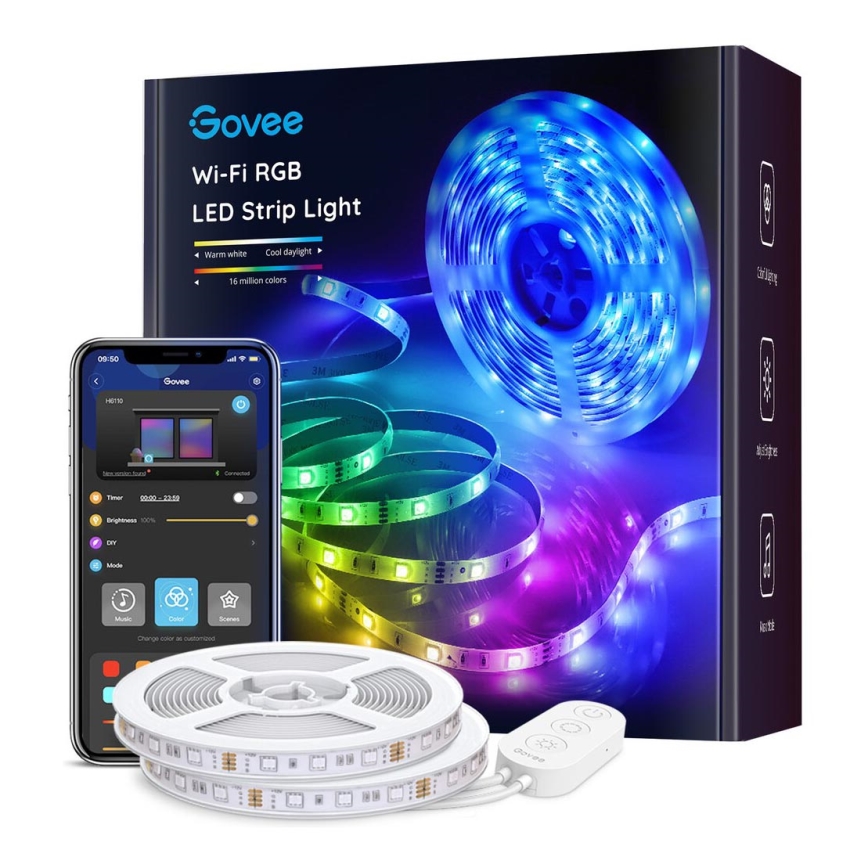 Govee - Wi-Fi RGB Smart LED pásek 10m