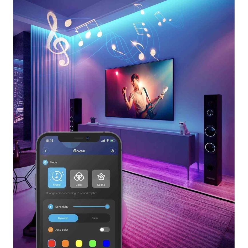 Govee - Wi-Fi RGB Smart LED pásek 5m
