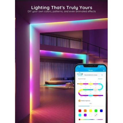 Govee - Wi-Fi RGBIC PRO Smart LED pásek 10m