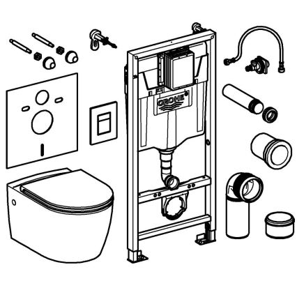 GROHE 103847SH00 - Sada 5 v 1 SOLIDO 1,13 m durobílá