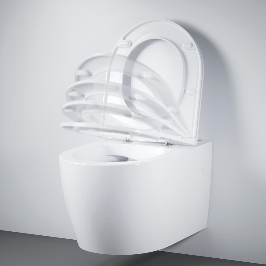 GROHE 103848SH00 - Závěsné WC START ROUND CERAMIC 368 × 543 mm durobílá