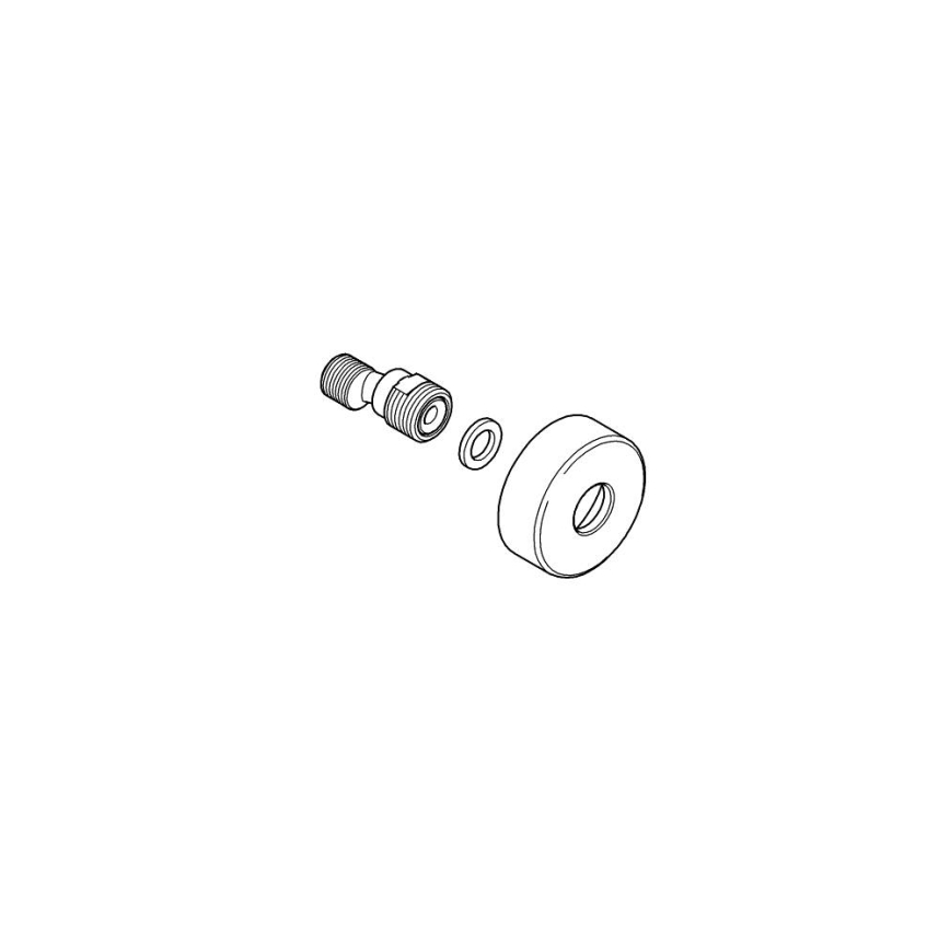 GROHE 12662000 - S-přípojka 70 x 26 mosaz/lesklý chrom