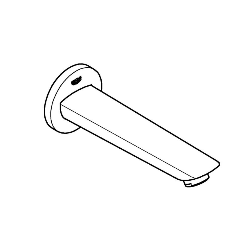 GROHE 13255001 - Vanová vpusť BAUCOSMOPOLITAN 171 mm lesklý chrom