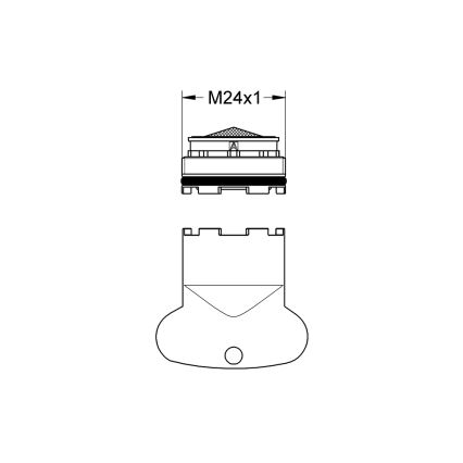 GROHE 13926000 - Perlátor M 24 × 1 lesklý chrom