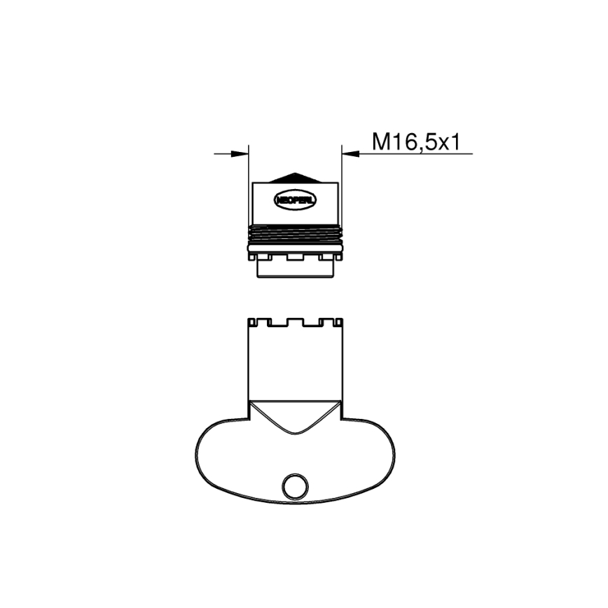GROHE 13943000 - Perlátor M 16,5 × 1 PCA 5,0 lmin lesklý chrom