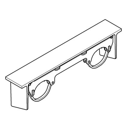 GROHE 18608001 - Polička GROHTHERM 2000 lesklý chrom