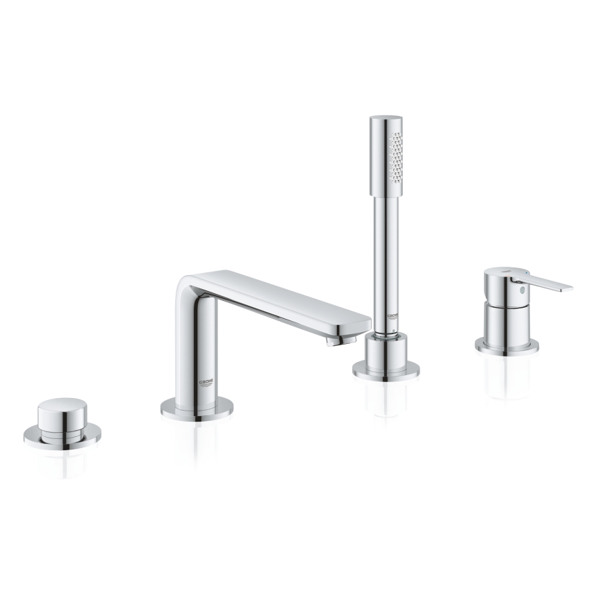 GROHE 19577001 - Vanová čtyřotvorová kombinace LINEARE lesklý chrom