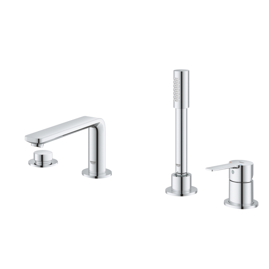 GROHE 19577001 - Vanová čtyřotvorová kombinace LINEARE lesklý chrom
