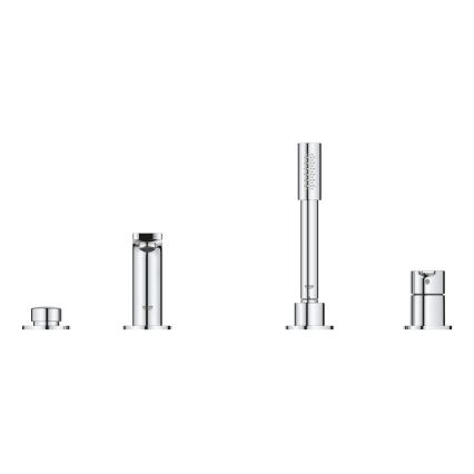 GROHE 19577001 - Vanová čtyřotvorová kombinace LINEARE lesklý chrom