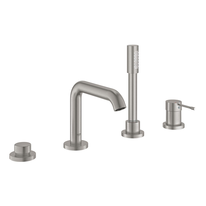 GROHE 19578DC1 - Vanová čtyřotvorová kombinace ESSENCE nerez